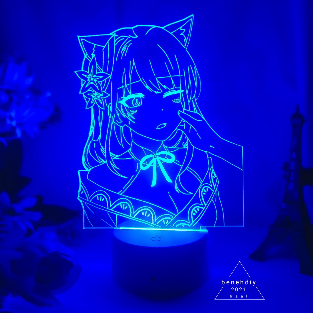 Lampu Genshin Impact Lampu Hias Lampu Tidur