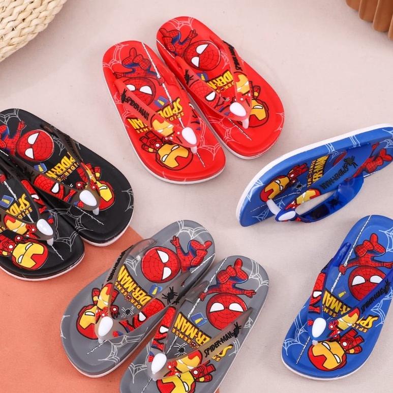 Terbaru Sandal Anak Laki - Laki Jepit SPIDERMAN CCM 2015 - 9