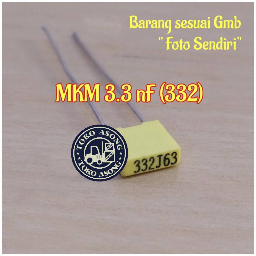 Kapasitor MKM 332 3.3nF capacitor MKM 3.3 nf capasitor 3300 pf Kapasitor MKM