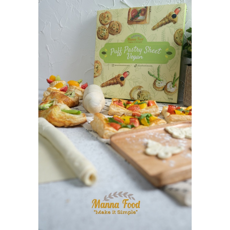 

Manna food puff pastry Vegan Sheet