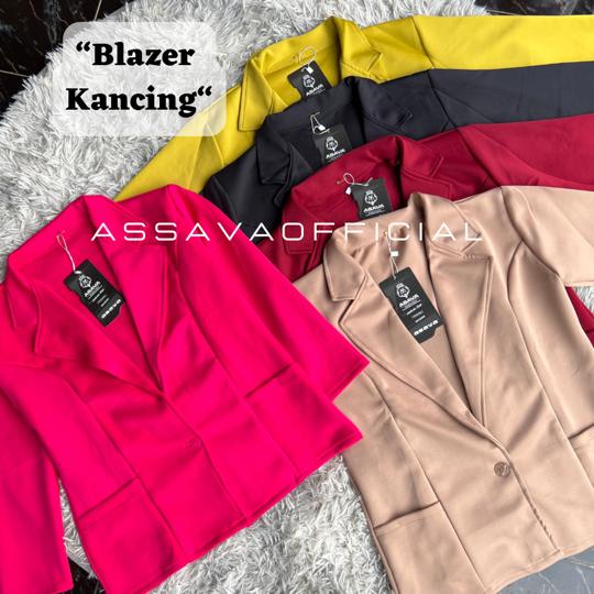 BLAZER SCUBA KANCING - BLAZER SCUBA PREMIUM TEBAL - OUTER SCUBA PREMIUM