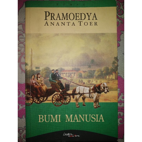 Novel Bumi Manusia by Pramoedya Ananta Toer preloved/second