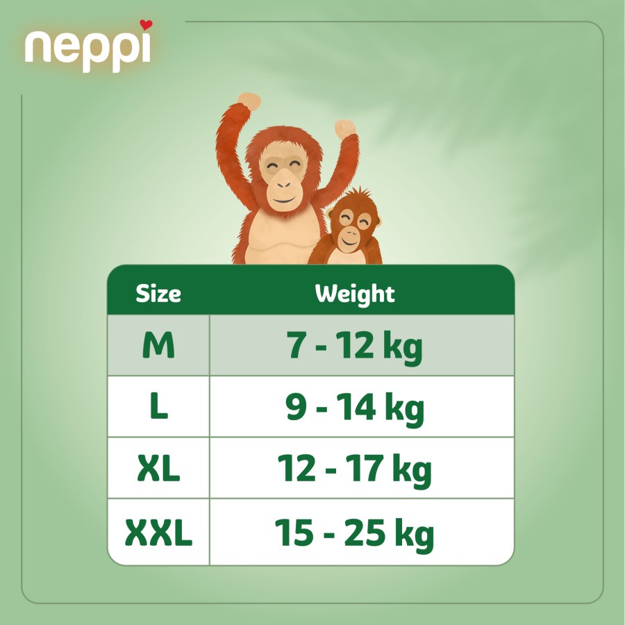 Neppi Baby Diaper Premium Pants M 28