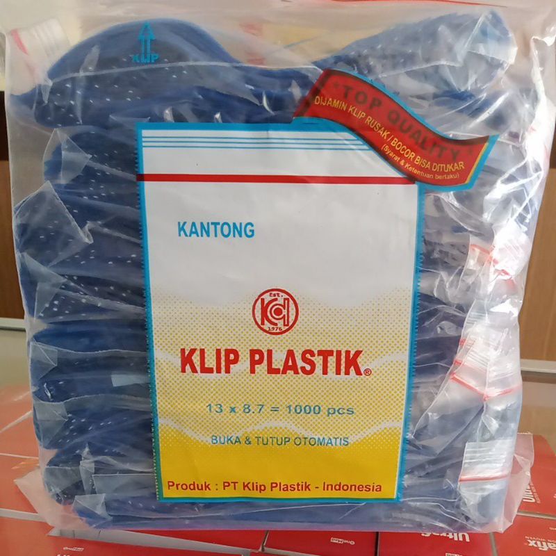 Plastik Klip Obat 13 x 8,7 isi 1000pcs