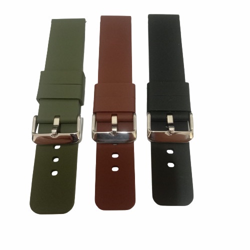 STRAP RUBBER TALI KARET JAM TANGAN LEMBUT UKURAN 12 MM - 24 MM