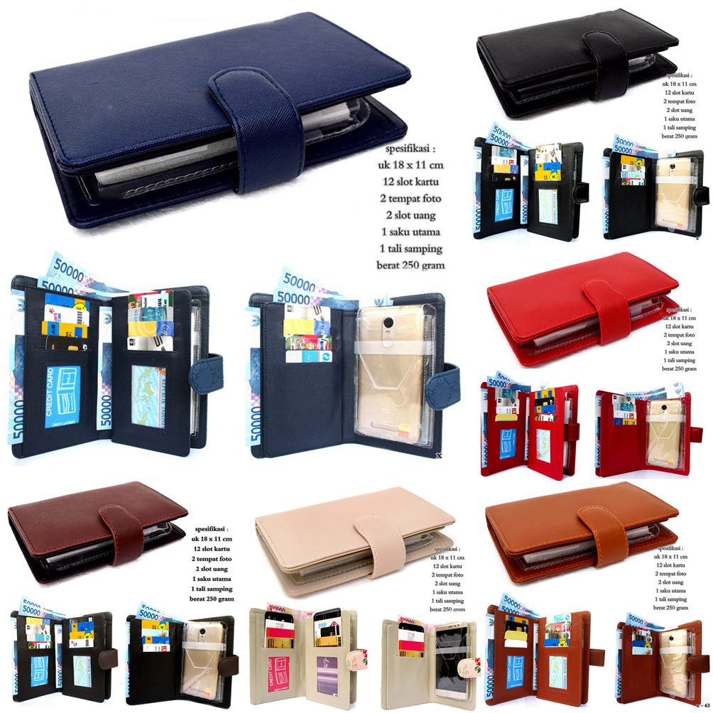 Dompet wanita hpo 1 Poket hp Zacklyn alexia taiga LITE