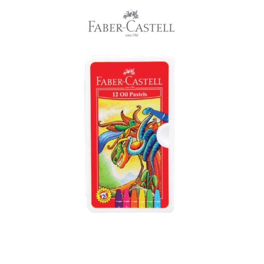 

Crayon Hexagonal Faber Castell 120063ON 12 Warna Oil Pastel - AGB
