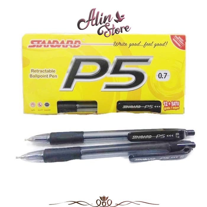 

Pulpen P5 0,7 mm Hitam Standard