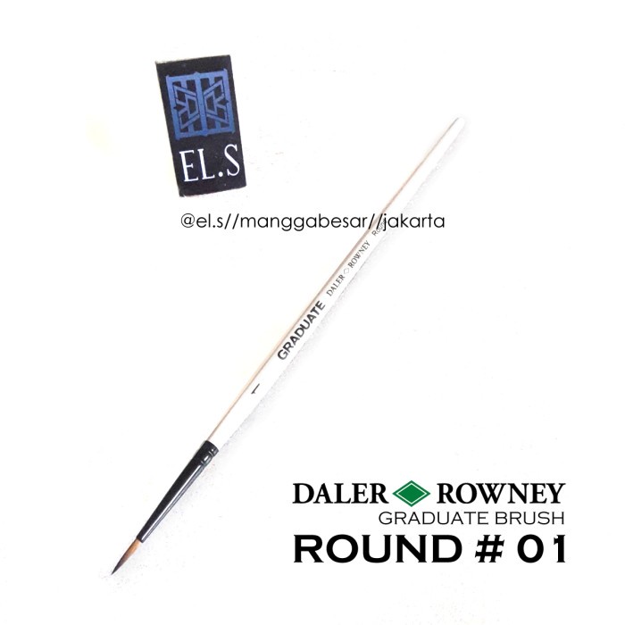 

Terbatas Daler Rowney Graduate Brush Round 1 (Kuas Lukis) Gilaa!!!