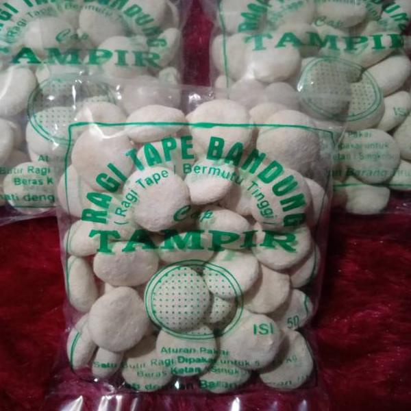 

KodeJ4v9U--Ragi Tape Bandung Cap Tampir isi 50 butir