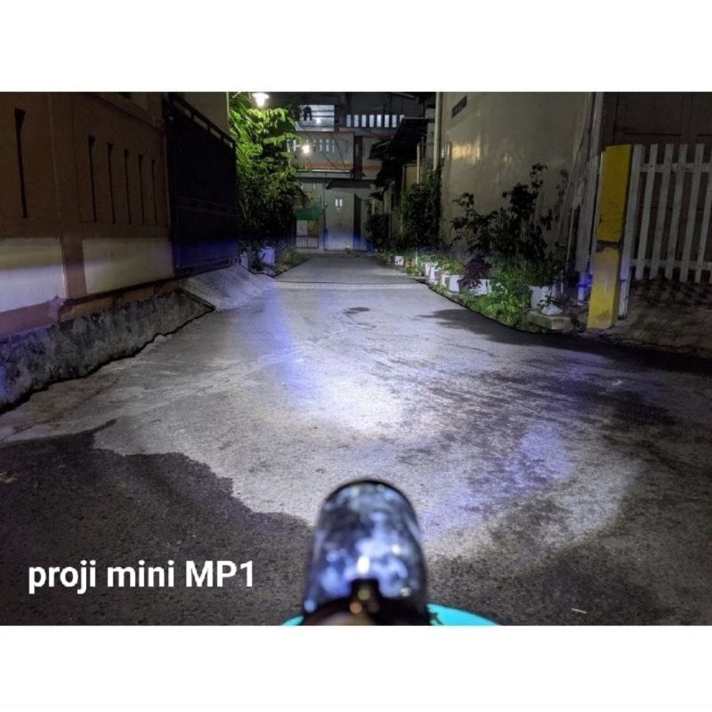 LAMPU LED UTAMA MOTOR MINI PROJECTOR MP1S MP1 30WATT 9NINE LUMINOS SUPER TERANG