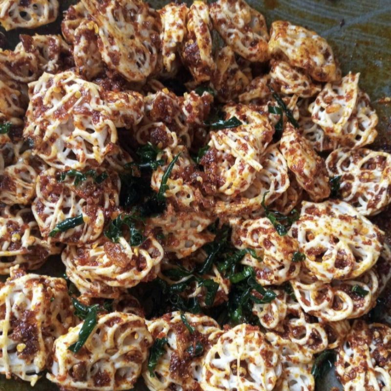 

kerupuk seblak pedo pedas daun jeruk 500gram