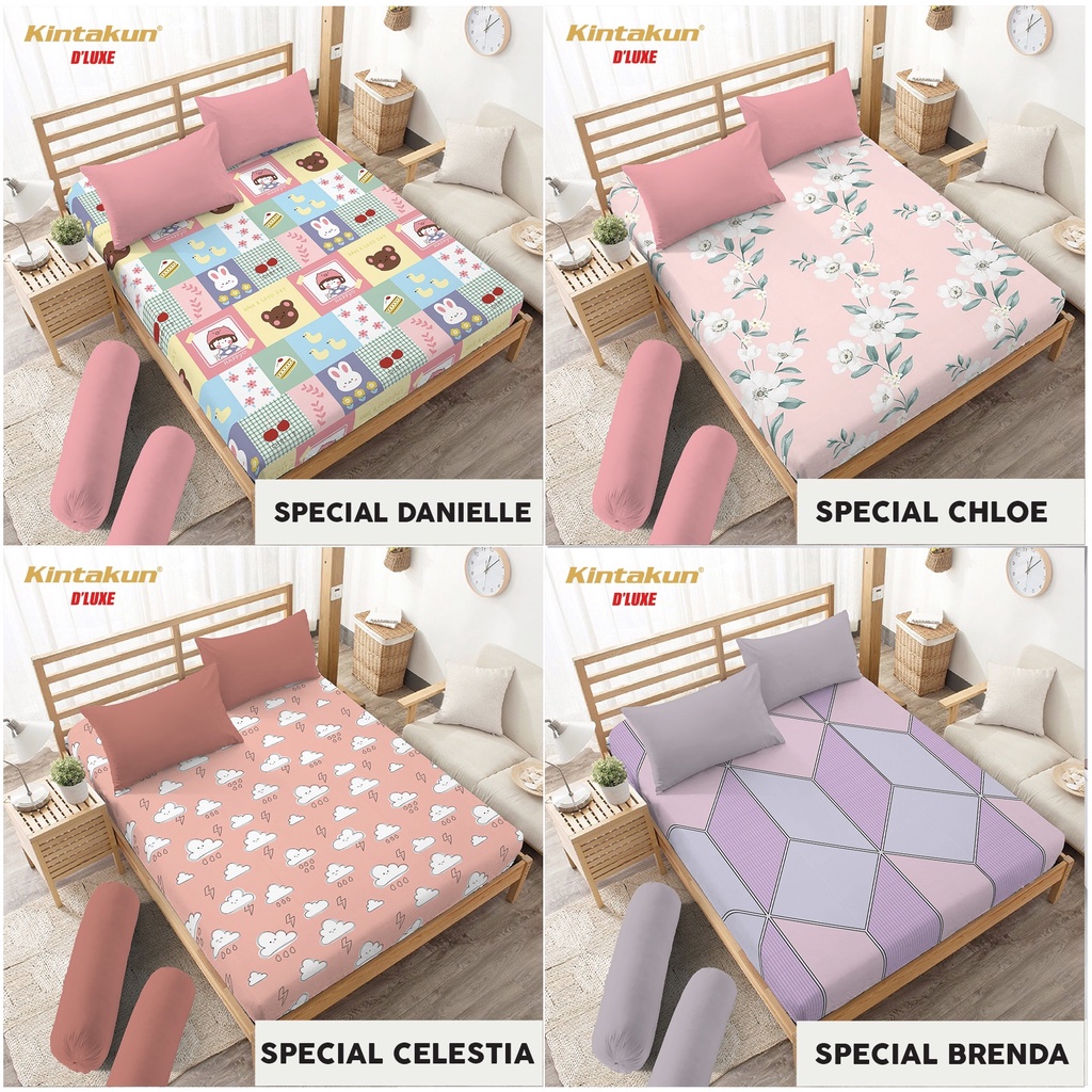 Sprei Kintakun D'Luxe Queen Size Special Edition Uk. 160x200