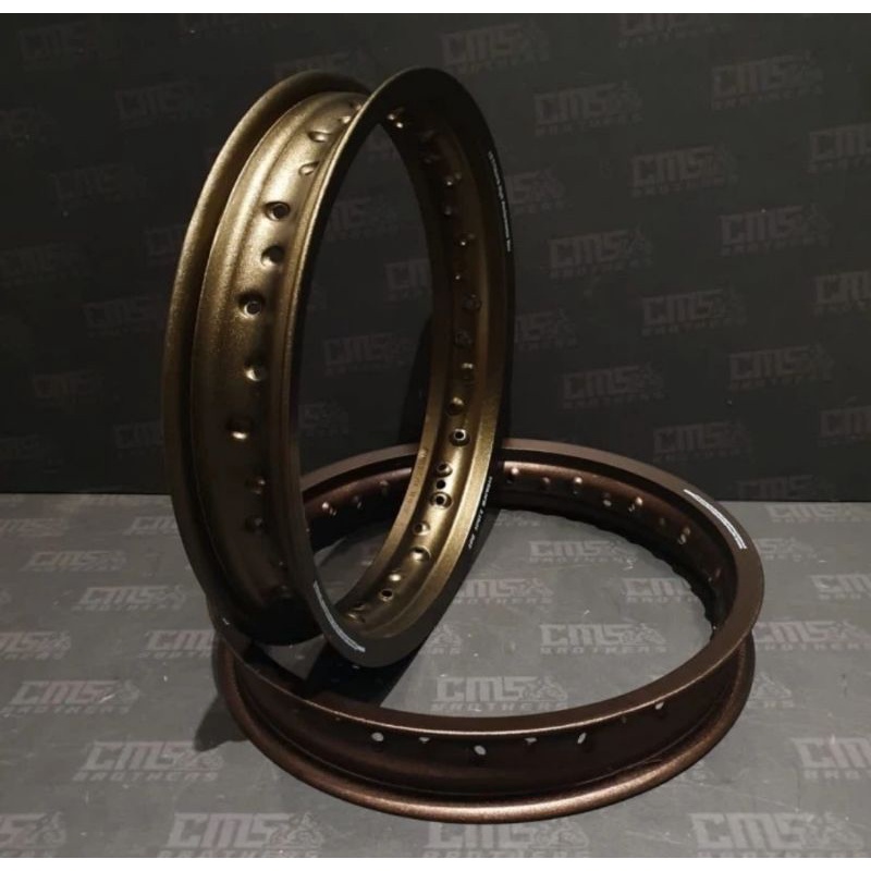 Velg veleg pelek lingkar aloy alloy titan titans bronze coklat kulit jeruk