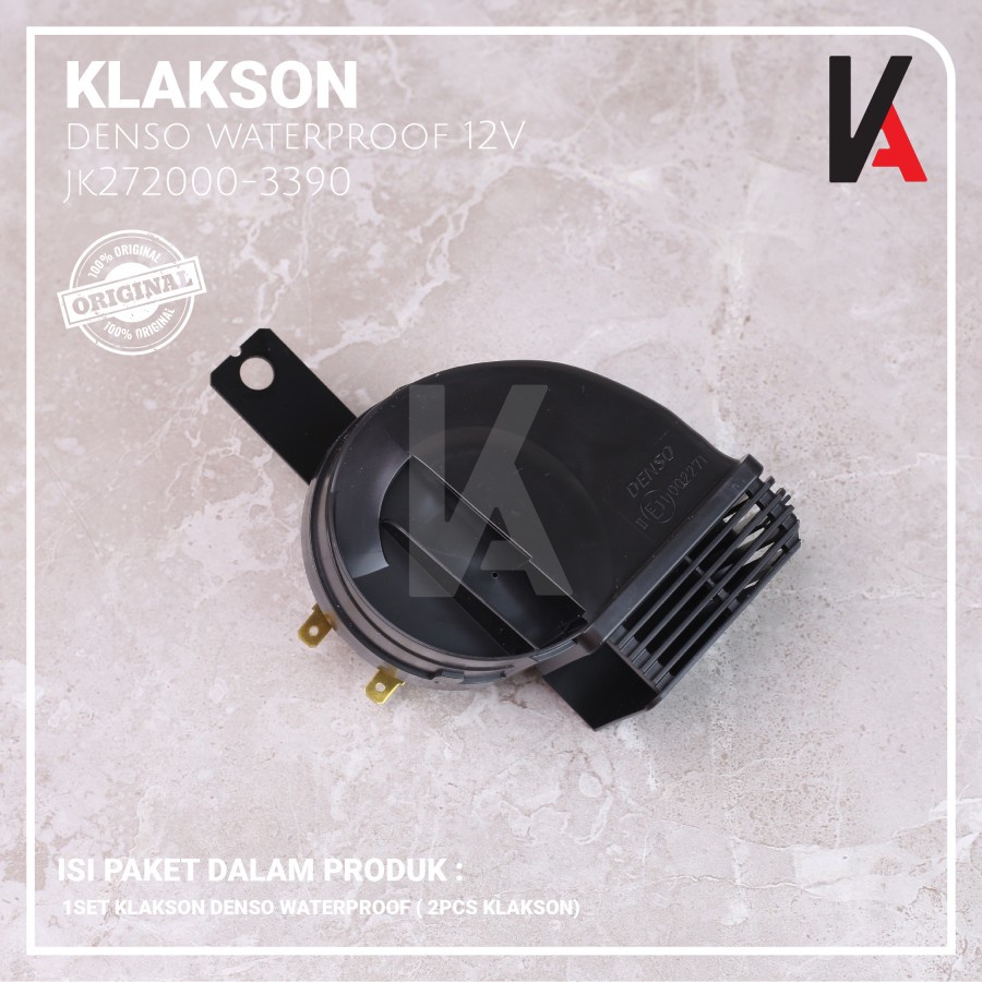 KLAKSON DENSO MODEL KEONG WATERPROOF TANPA KABEL KLAKSON HIGH QUALITY