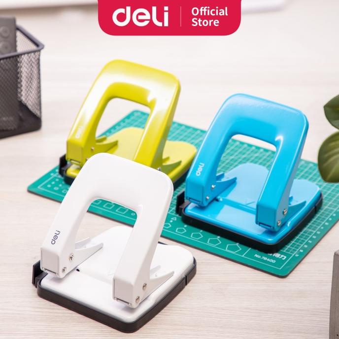 

Deli E0138 -Hole Punch/Pembolong kertas-Metal Punch 35sheets
