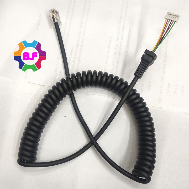 KABEL SPIRAL MIC RIG YAESU KABEL ESTRAMIK RIG YAESU