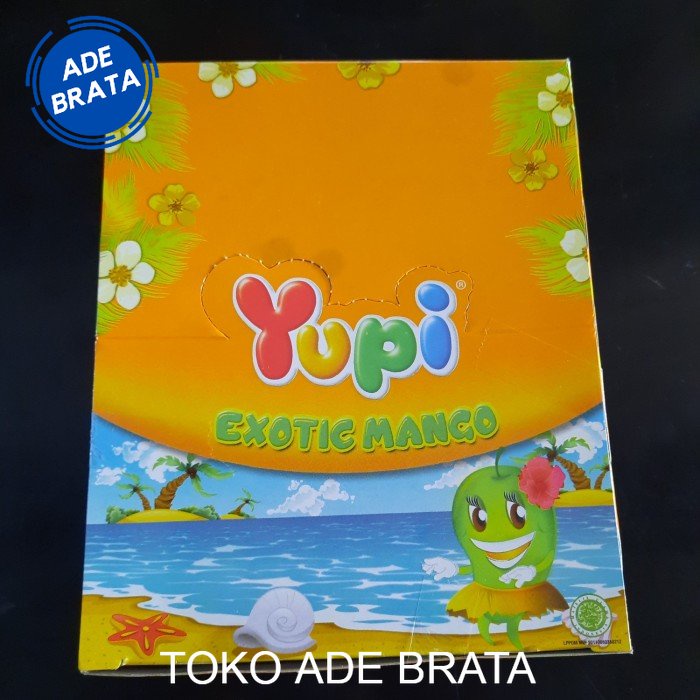 

yupi exotic mango 1 box isi 24 pcs