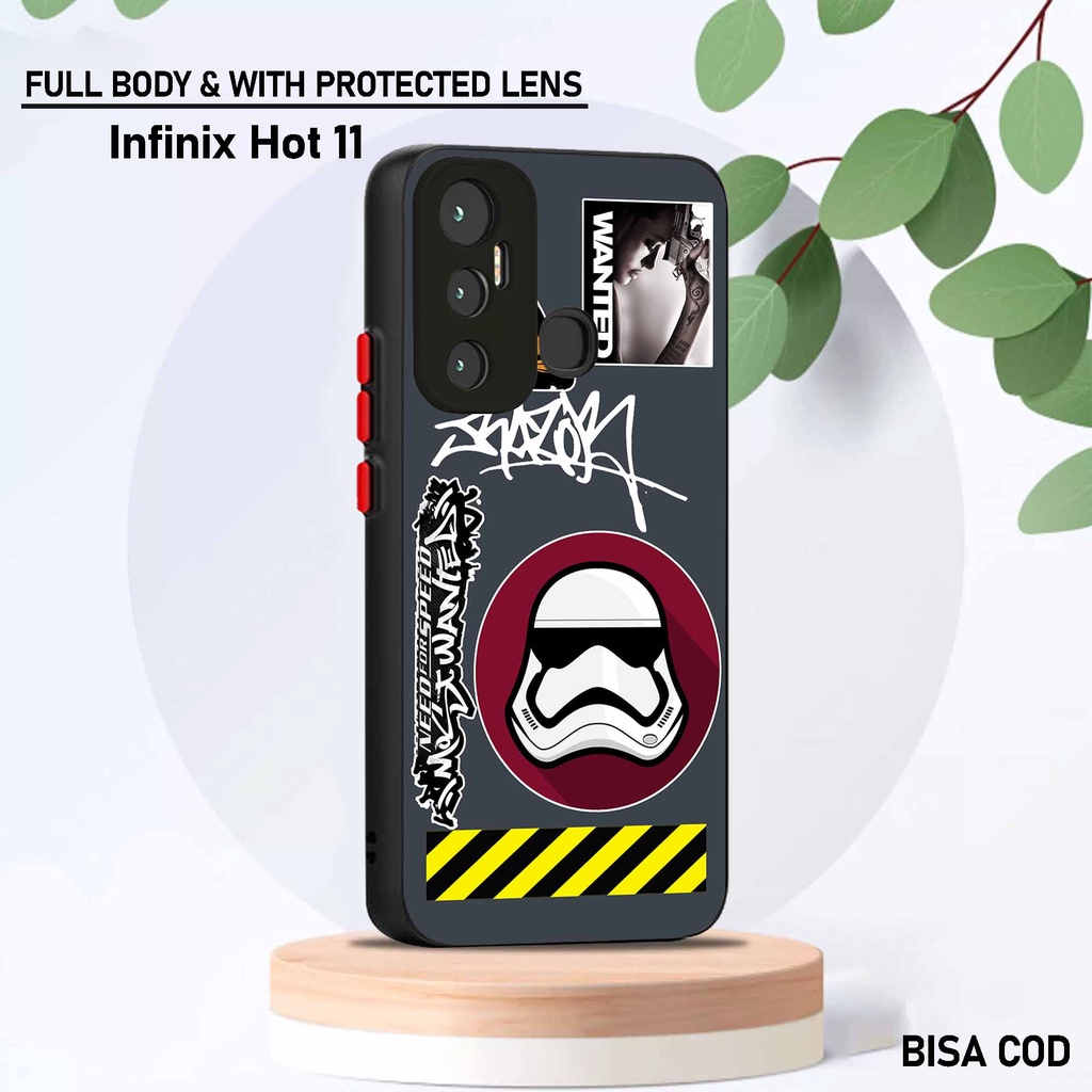Softcase Mengkilat Infinix Hot 11 - Sotcase Dove Infinix Hot 11 - Silikon Protect Camera Motif [ Sta