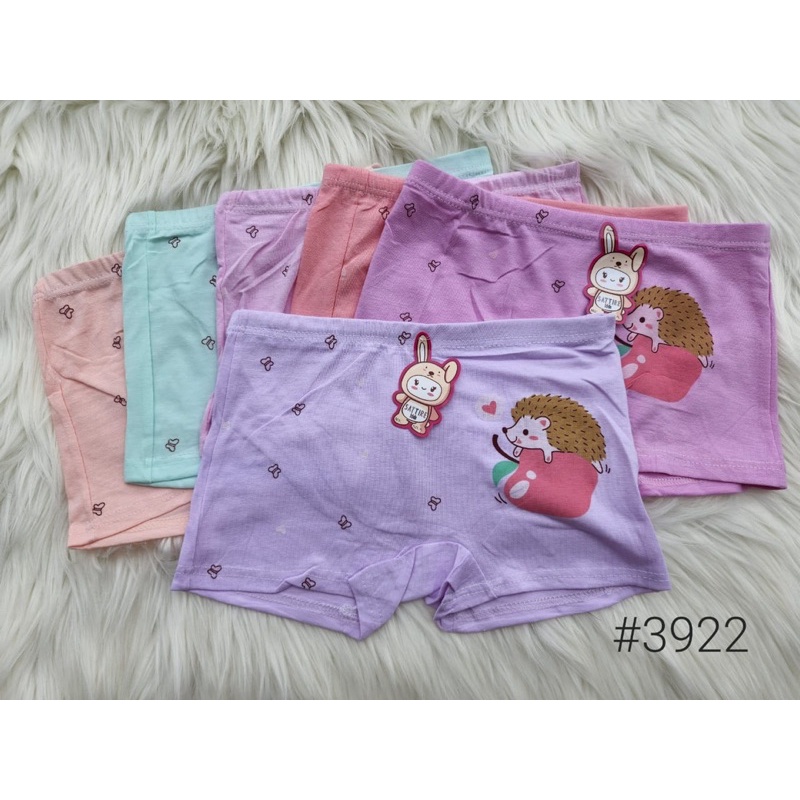 BOXER IMPORT KATUN SOFT ANAK PEREMPUAN SATTIRE LUSINAN / 12PCS