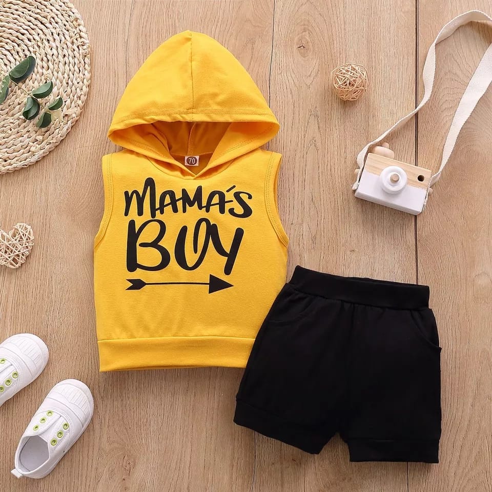 SETELAN HOODIE MAMAS BOY PREMIUM/ PREMIUM BABY TERRY HOODIE ANAK