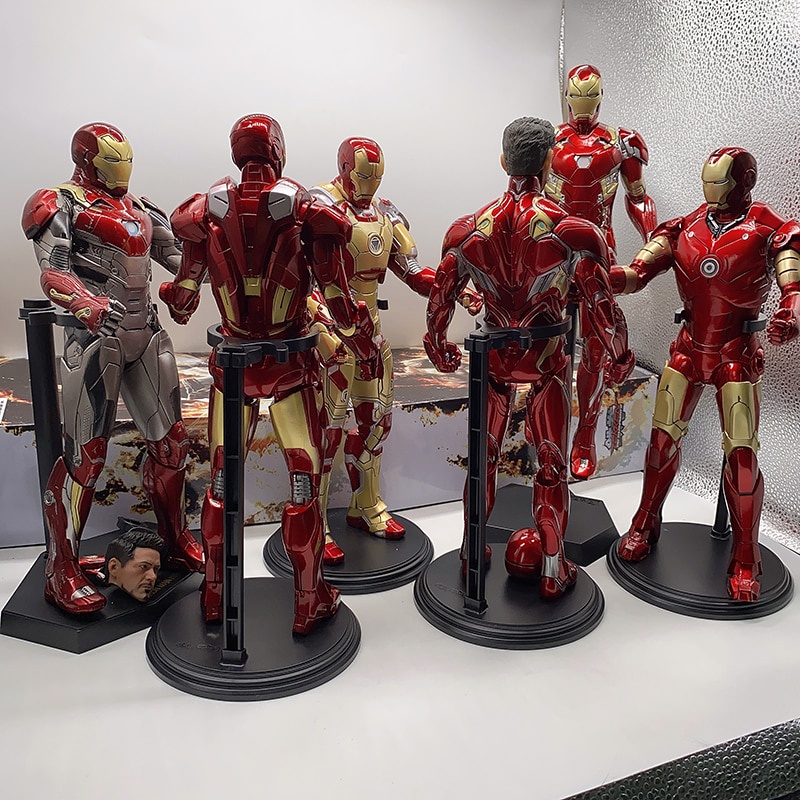 QH Action Figure Marvel Iron Man Hulkbuster Original Mainan Anak Laki Laki Robot Avengers Pajangan