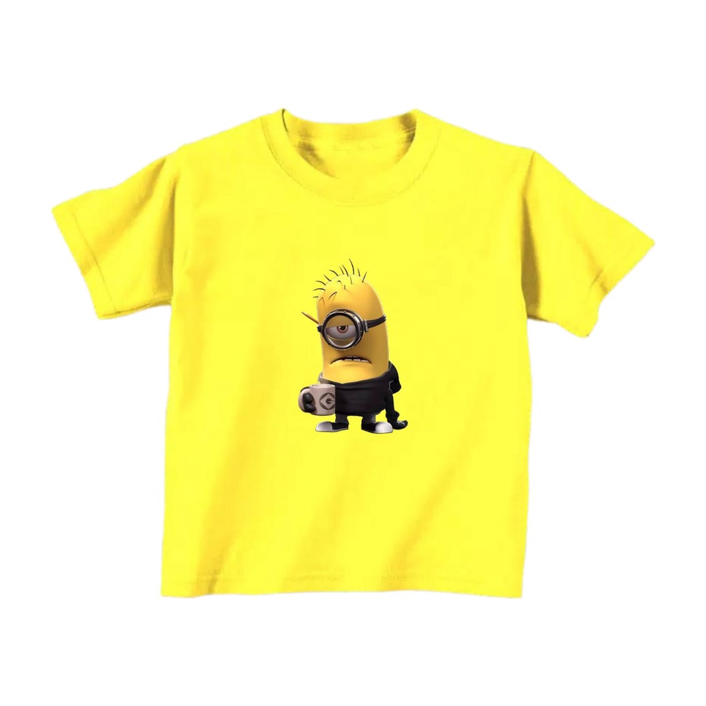 KAOS BAJU ANAK MINION KEVIN UNTUK ANAK 1-10 TAHUN BISA COD