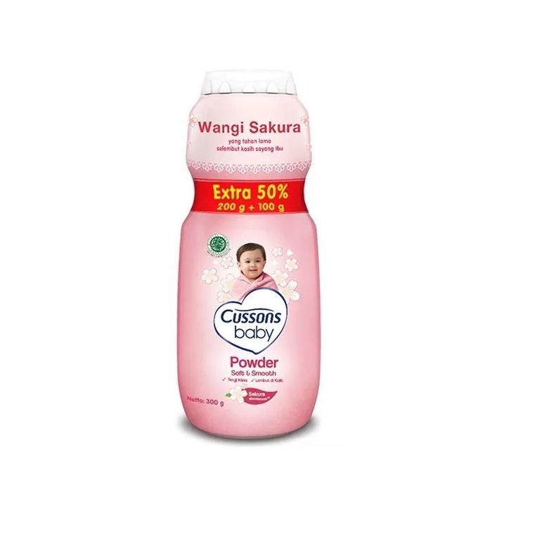 Cussons Baby Powder Bedak Tabur Bayi Lembut dikulit &amp; Wangi Tahan Lama