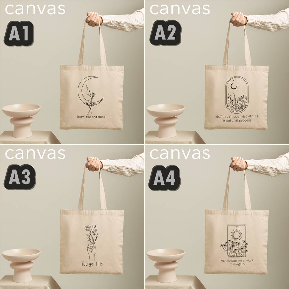 tote bag minimalist self reminder