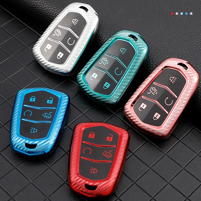 Casing Kunci Remote Mobil Untuk Cadillac ATS CT6 CTS DTS XT5 Escalade ESV SRX STS XTS ELR