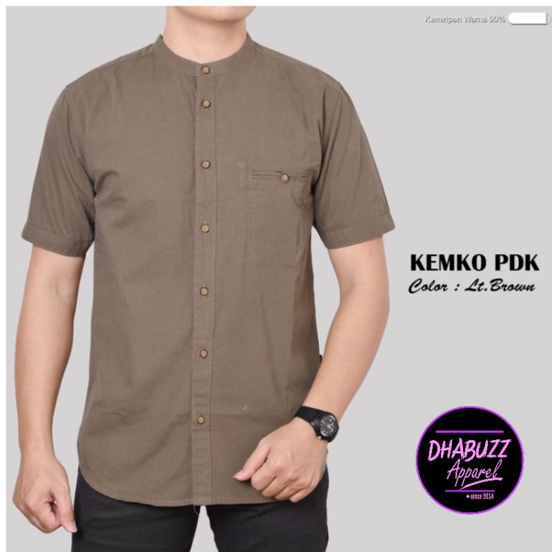 BAJU KEMEJA KOKO KEMKO PRIA LENGAN PENDEK FULL KANCING KERAH SANGHAI ORIGINAL AGERA TERBARU