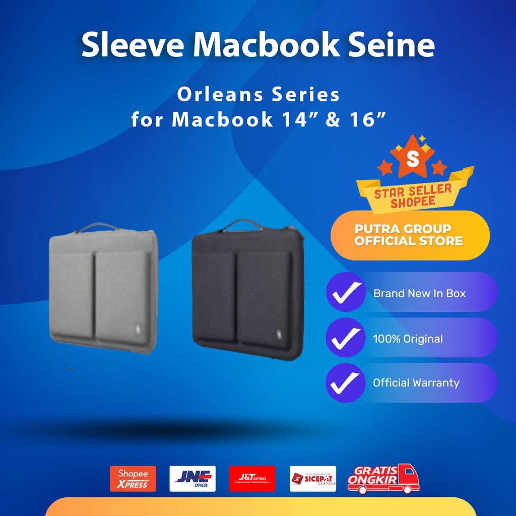 Sleeve Macbook Pro M1 Pro Max 14&quot; 16&quot; inch Orleans Series Seine