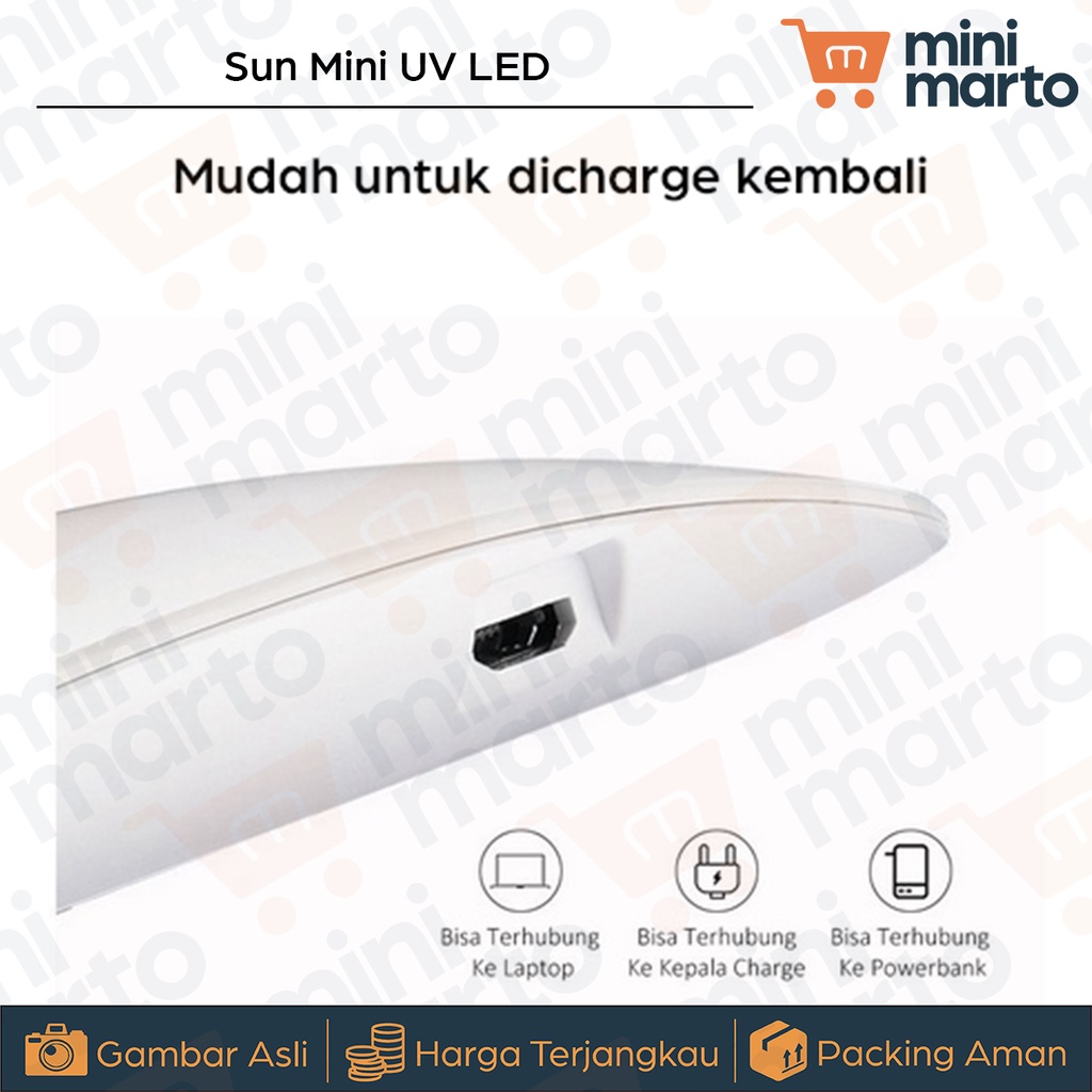 Sun Mini UV LED Mesin Pengering Nail Gel Kuku Palsu Nail Art Mini Portable - Minimarto