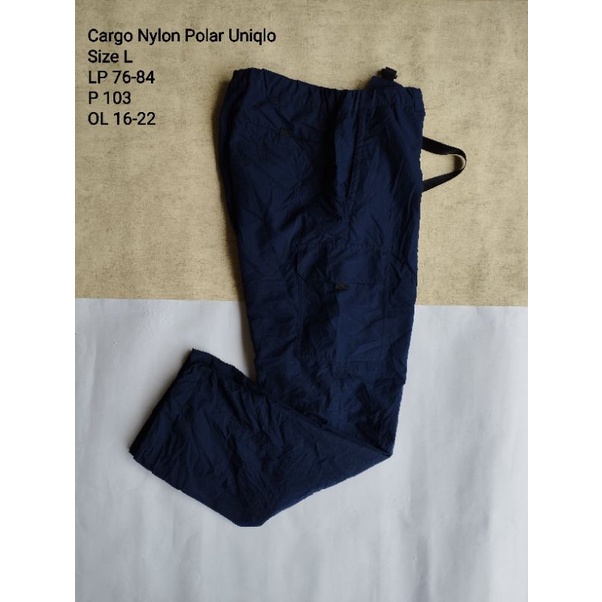 Celana Cargo Nylon Polar Uniqlo Second