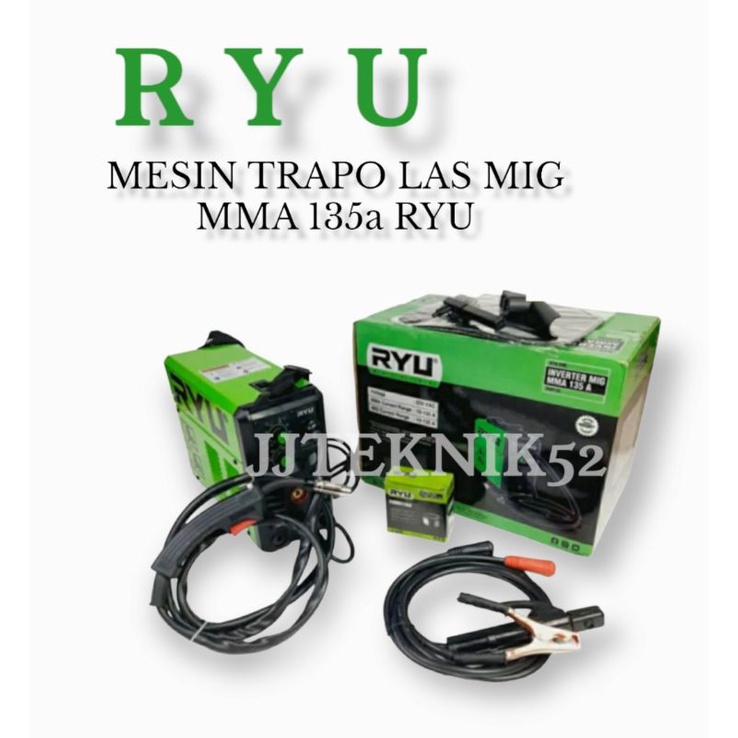 MESIN LAS INVERTER MIG MMA 135A RYU TRAFO LAS TRAPOLAS MIG RYU