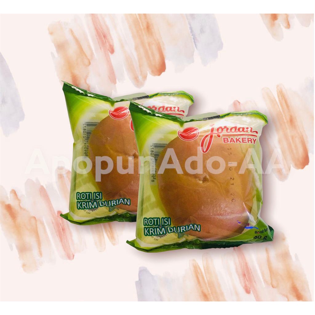Roti cream durian jordan bakery 40gr.d
