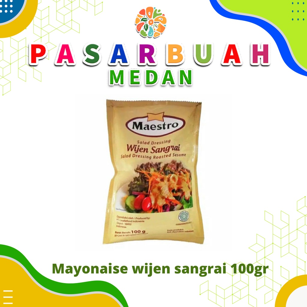 

Distributor Maestro Mayonaise Wijen Sangrai 100 Gram Pasar Buah Medan