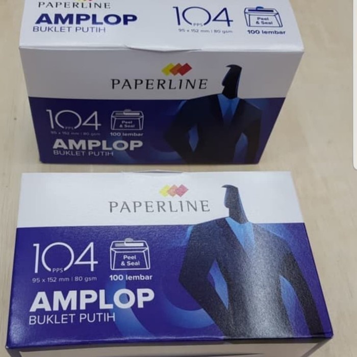 

Nikmati Amplop Paperline / Amplop Putih No 104 / Isi 100 Lembar Limited