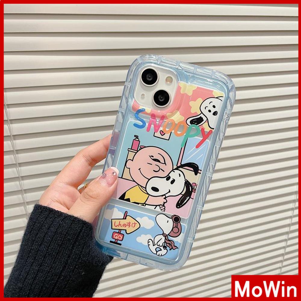 For iPhone 14 Pro Max iPhone Case Soft Case TPU Clear Case Airbag Shockproof Protection Camera Cartoon Cute Compatible For iPhone 13 Pro Max 12 Pro Max 11 Pro Max 7plus XR xs max