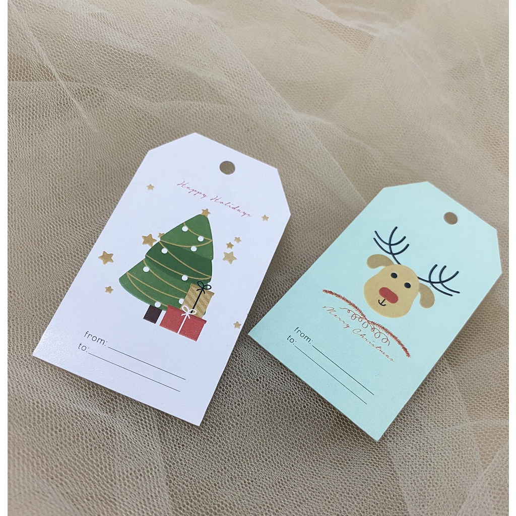 Hangtag | Hangtag Natal Merry Christmas | Gift Tag | Kartu Ucapan | Hampers | Kado | Souvenir | HangTag Christmas Natal hampers hangtag Label kartu ucapan natal