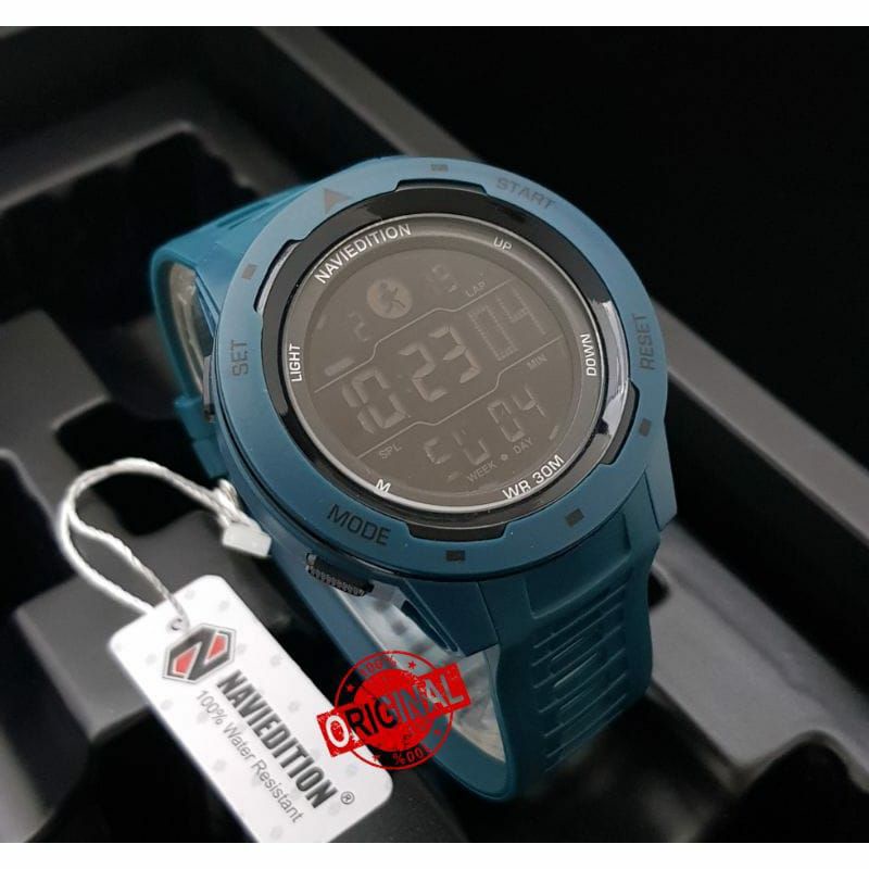 Jam Tangan Naviedition Terlaris Rubber Digital Fashion Pria Wanita North Edge 8100