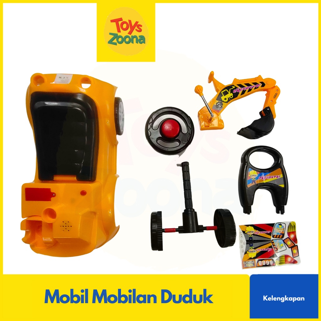 NEW! ToysZoona Mobil Mobilan Duduk Ride On Excavator / Mainan Mobil Mobilan Dorong / Mainan Mobil Duduk