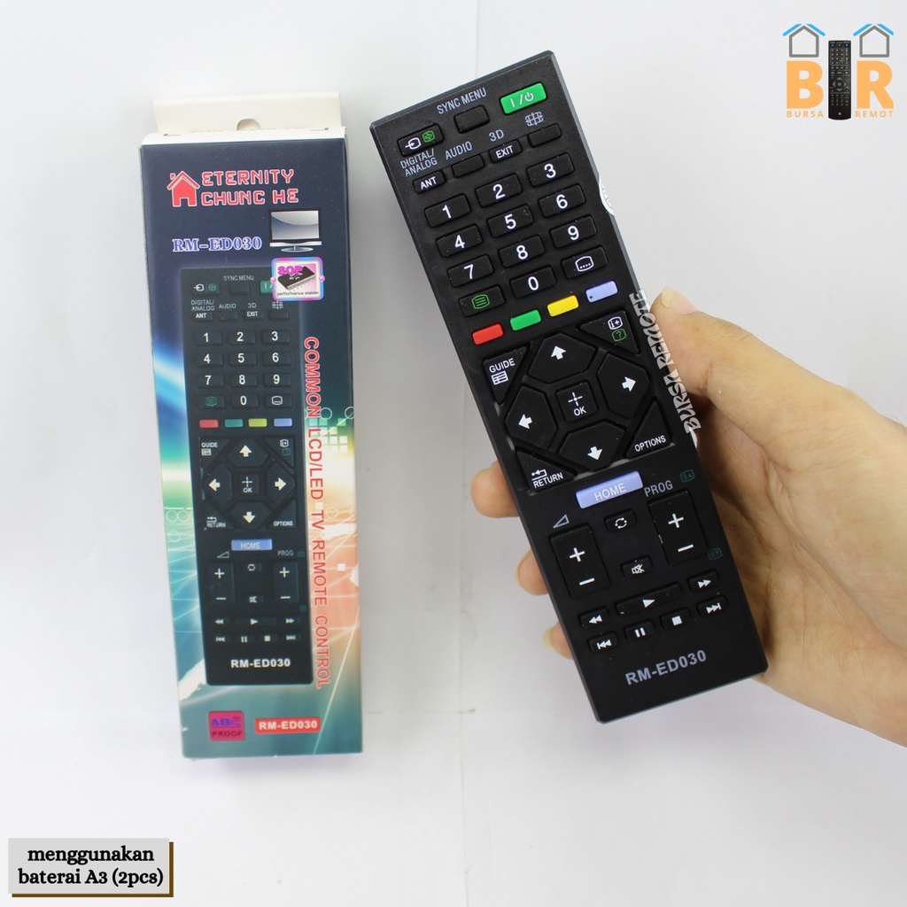 Remot Remote TV SONY BRAVIA Android Smart LCD LED 3D 3DIMENSI YOUTUBE NETFLIX MULTI UNIVERSAL series