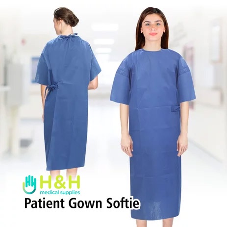 Patient Gown Softie / Surgical gown Pasien / APD Pasien / Baju Pasien