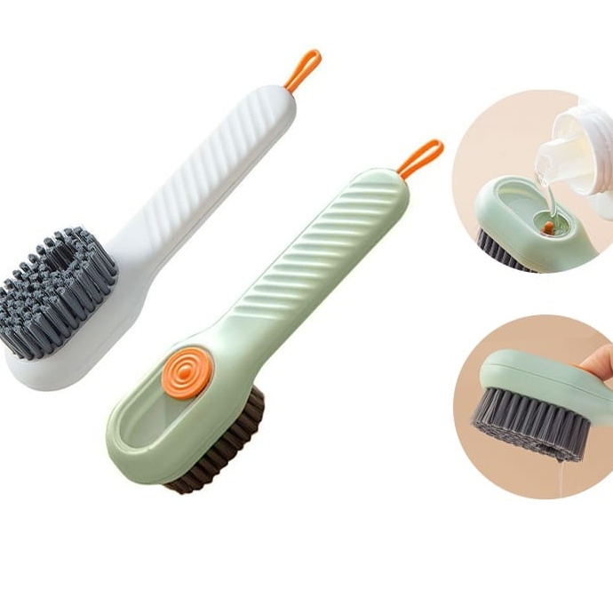 Sikat Pembersih Multifungsi / Sikat Pembersih Sepatu/Baju / Cleaning Brush With Liquid Dispenser