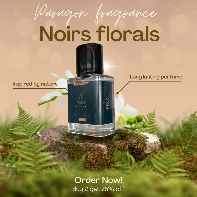 (Promo) parfume Original (NOIRS FLORALS) extra BOKS EKSLUSIF cocok untuk Hadiah| Gift  in parfume ba