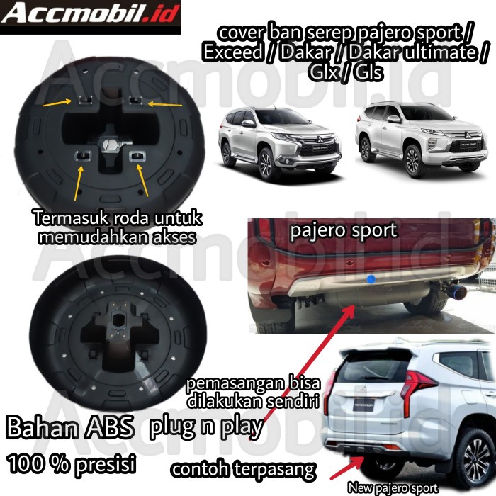 {BEKAS} cover ban serep all new pajero sport plastik Murah