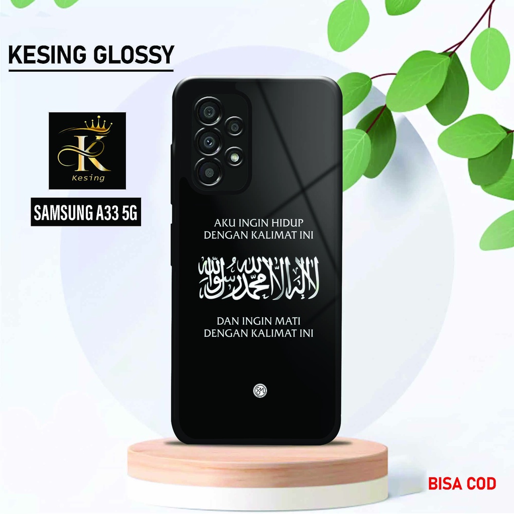 Case Samsung A33 5G - Hardcase Glossy Samsung ( KS20 ) - Softcase Samsung A33 5G - Fashion Case Sams