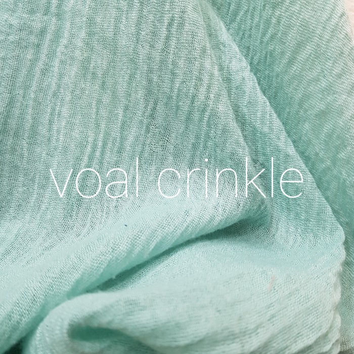 Mudah Kain Voal Crinkle / Wrinkle / Arabian Shawl / Crush Terlaris