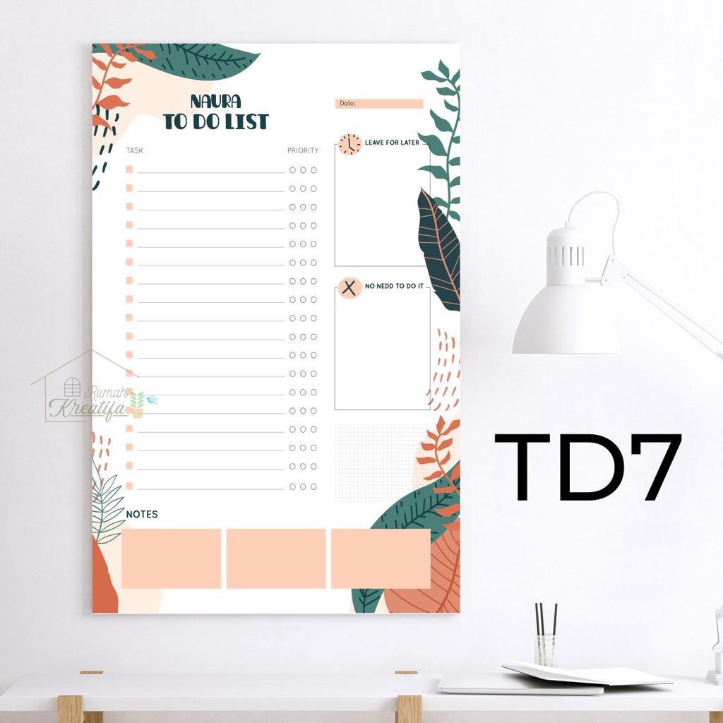 

Free Custom Nama | Poster Planner Schedule Board Monthly | Papan Jadwal Tulis Aesthetic A3+ | To Do List TD